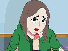 诱人的成熟女人表演惊人的口交 - 没有审查的Hentai动画