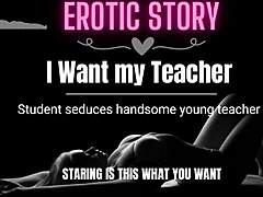 Teacher and student explore their erotic desires in audio