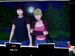 青少年和成熟的熟女在色情游戏中